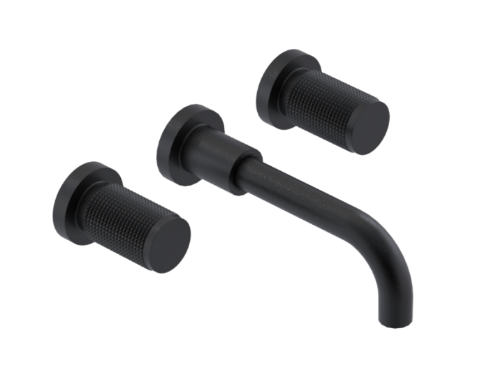RUBINET 3BHLR H2O Wall Mount Tub Filler with LaSalle Spout  Trim Only Secondary image