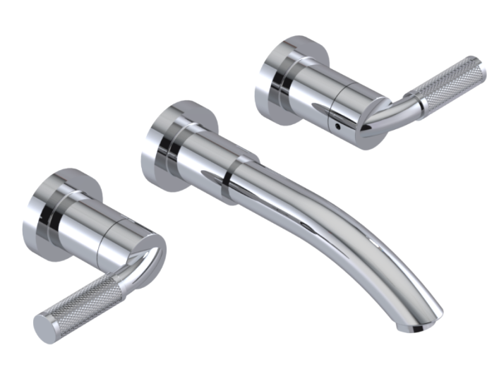 RUBINET 3BHOL H2O Wall Mount Tub Filler Trim Only