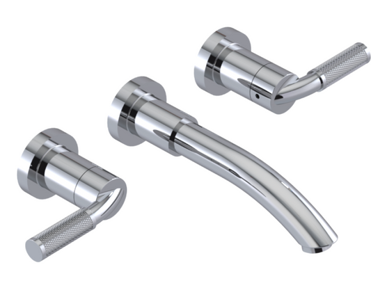 RUBINET 3BHOL H2O Wall Mount Tub Filler Trim Only