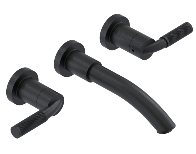 RUBINET 3BHOL H2O Wall Mount Tub Filler Trim Only