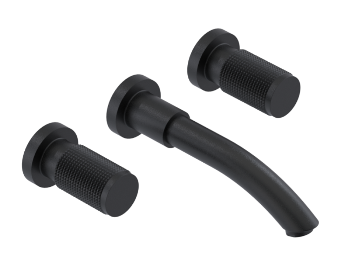 RUBINET 3BHOR H2O Wall Mount Tub Filler Trim Only