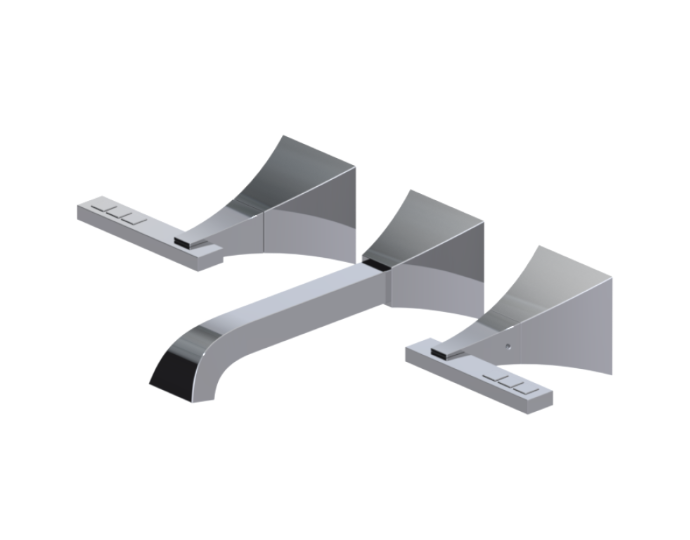 RUBINET 3BICL Ice Wall Mount Tub Filler Trim Only Main image