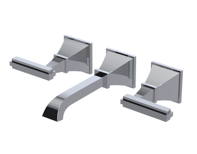 RUBINET 3BMQL Matthew Quinn Wall Mount Tub Filler Trim Only