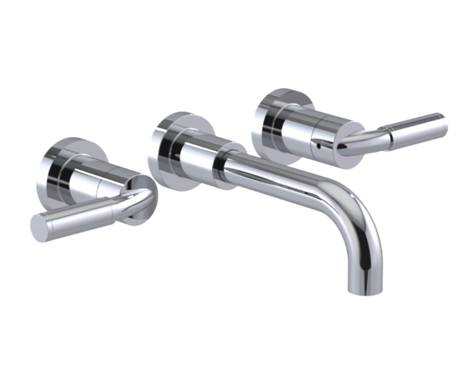 RUBINET 3BNLL Nouveau Wall Mount Tub Filler  with LaSalle Spout Trim Only