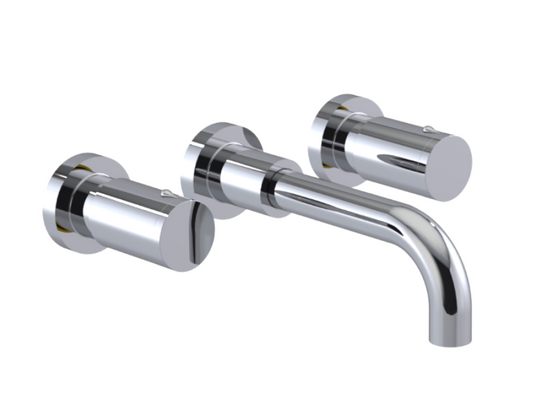 RUBINET 3BNLR Nouveau Wall Mount Tub Filler  with LaSalle Spout Trim Only