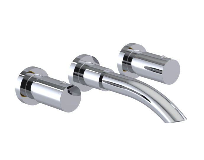 RUBINET 3BNVR Nouveau Wall Mount Tub Filler Trim Only