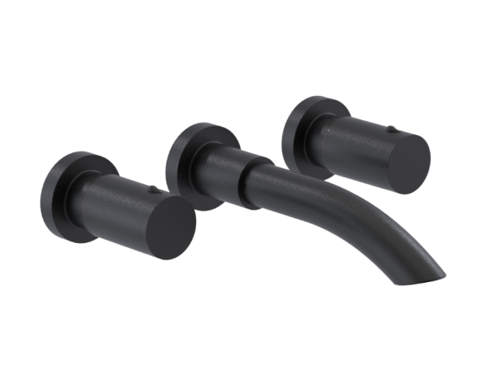 RUBINET 3BNVR Nouveau Wall Mount Tub Filler Trim Only Secondary image