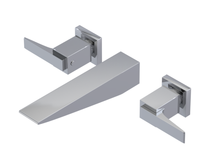 RUBINET 3BRSL Seven Wall Mount Tub Filler Trim Only