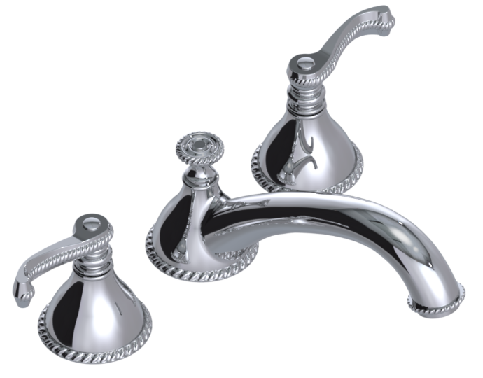 RUBINET 5AETL Etruscan Roman Tub Filler (Trim Only) Main image