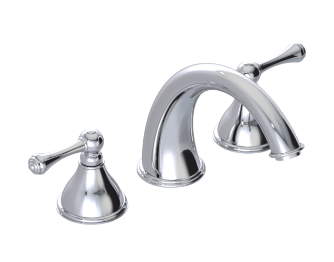 RUBINET 5AFJL Flemish  Roman Tub Filler with Jasmin spout Trim Only Main image