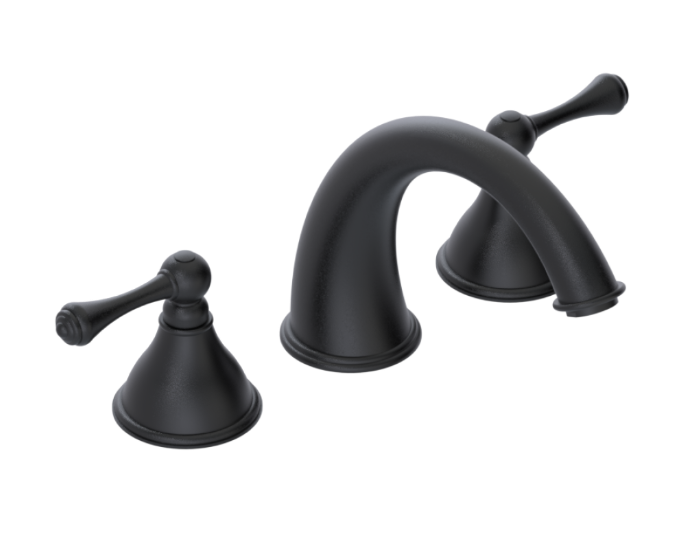 RUBINET 5AFJL Flemish  Roman Tub Filler with Jasmin spout Trim Only Secondary image