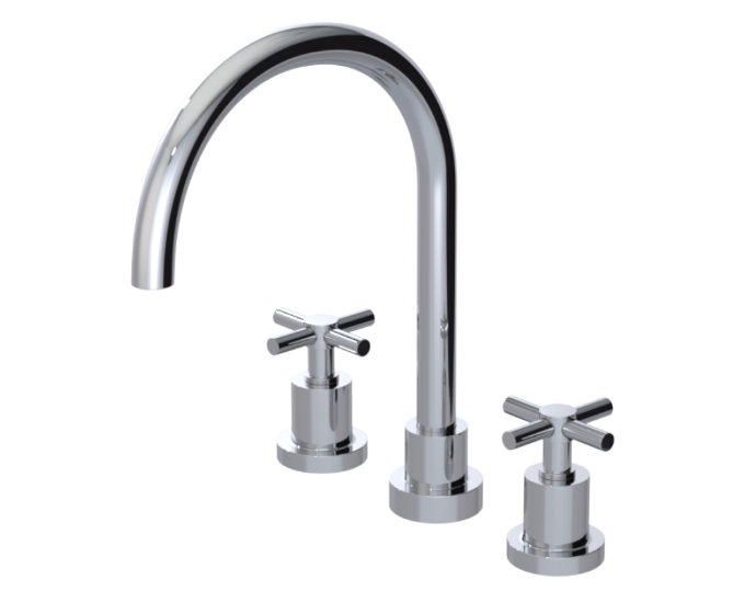 RUBINET 5AGLC Genesis Roman Tub Filler with LaSalle Spout (Trim Only) Main image