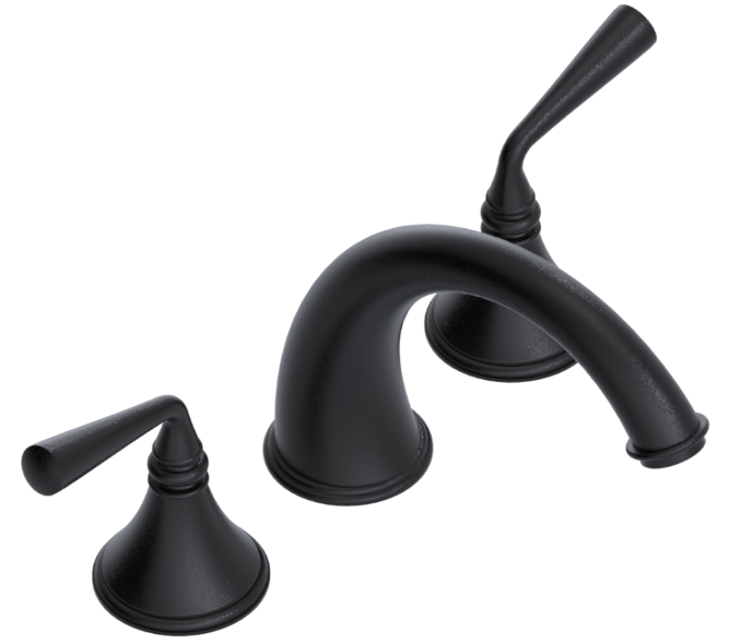 RUBINET 5AJSL Jasmin Roman Tub Filler (Trim Only) Secondary image