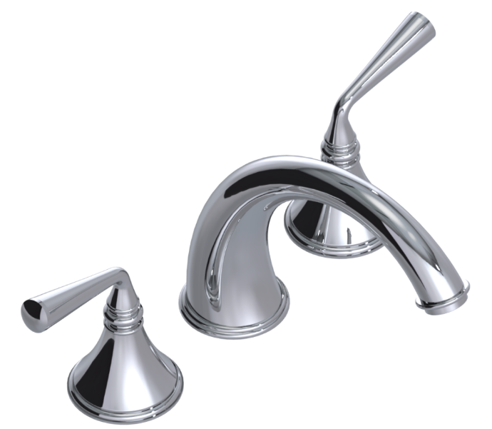 RUBINET 5AJSS Jasmin Roman Tub Filler (Trim Only) Main image