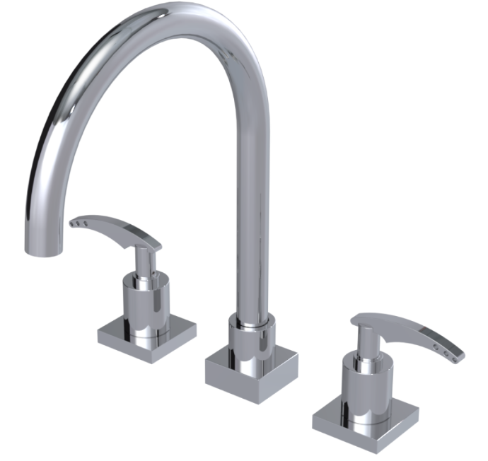 RUBINET 5ALAL LaSalle Roman Tub Filler (Trim Only) Main image
