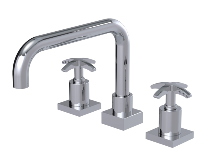 RUBINET 5ALGC LaSalle Roman Tub Filler with Genesis spout Trim Only Main image