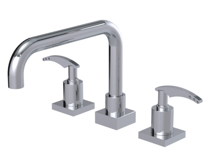 RUBINET 5ALGL LaSalle Roman Tub Filler with Genesis spout Trim Only