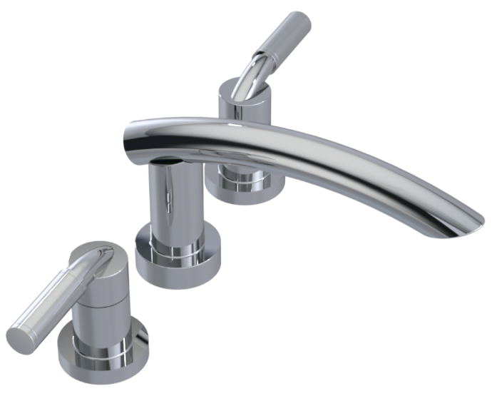 RUBINET 5ANVL Nouveau Roman Tub Filler (Trim Only)