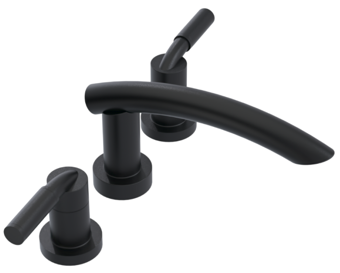 RUBINET 5ANVL Nouveau Roman Tub Filler (Trim Only) Secondary image