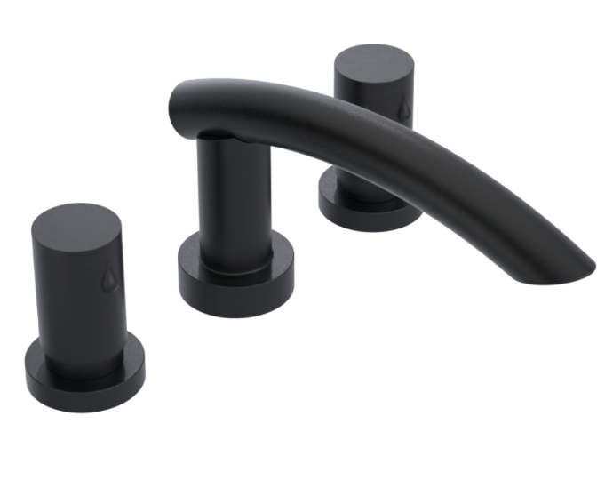 RUBINET 5ANVR Nouveau Roman Tub Filler (Trim Only) Secondary image