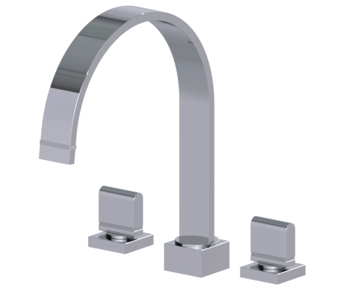 RUBINET 5ARTQ R10 Roman Tub Filler (Trim Only)