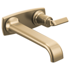 BRIZO ALLARIA T65767LF Two-Hole, Single-Handle Wall Mount Lavatory Faucet - Twist Handle 1.2 GPM