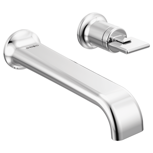BRIZO ALLARIA T65767LF Two-Hole, Single-Handle Wall Mount Lavatory Faucet - Knob Handle 1.2 GPM Main image