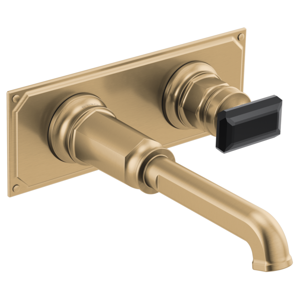 BRIZO INVARI T65776LF Two-Hole, Single-Handle Wall Mount Lavatory Faucet - Knob Handle 1.2 GPM Main image