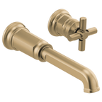 BRIZO INVARI T65776LF Two-Hole, Single-Handle Wall Mount Lavatory Faucet - Cross Handle 1.2 GPM