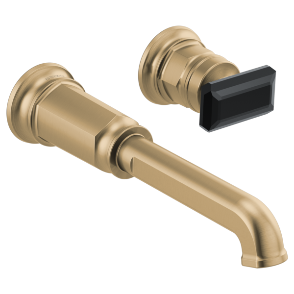 BRIZO T65776LF Two-Hole, Single-Handle Wall Mount Lavatory Faucet - Knob Handle 1.5 GPM Main image