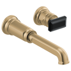 BRIZO T65776LF Two-Hole, Single-Handle Wall Mount Lavatory Faucet - Knob Handle 1.5 GPM