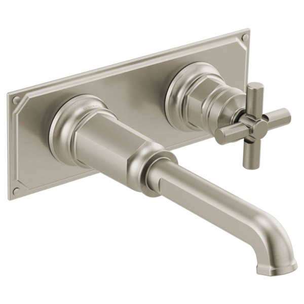 BRIZO INVARI T65776LF Two-Hole, Single-Handle Wall Mount Lavatory Faucet - Cross Handle 1.2 GPM Secondary image