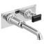 BRIZO INVARI T65776LF Two-Hole, Single-Handle Wall Mount Lavatory Faucet - Knob Handle 1.2 GPM