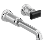 BRIZO T65776LF Two-Hole, Single-Handle Wall Mount Lavatory Faucet - Knob Handle 1.5 GPM