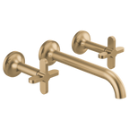 BRIZO ODIN T65875LF Widespread Lavatory Faucet - Cross Handles 1.2 GPM