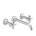 BRIZO ODIN T65875LF Widespread Lavatory Faucet - Cross Handles 1.2 GPM