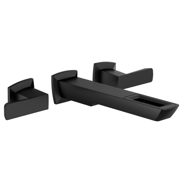 BRIZO VETTIS T65886LF Two-Handle Wall Mount Lavatory Faucet With Open-Flow Spout 1.2 GPM Main image