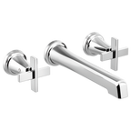 BRIZO LEVOIR T65898LF Two-Handle Wall Mount Lavatory Faucet - Cross 1.2 GPM
