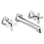 BRIZO LEVOIR T65898LF Two-Handle Wall Mount Lavatory Faucet - Cross 1.2 GPM