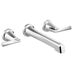 BRIZO T65898LF Two-Handle Wall Mount Lavatory Faucet - Lever Handles 1.5 GPM