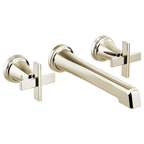 BRIZO LEVOIR T65898LF Two-Handle Wall Mount Lavatory Faucet - Cross 1.2 GPM