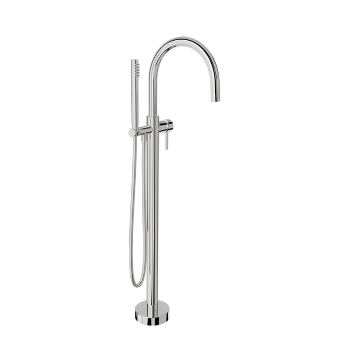 BARIL ZIP B66 T66-1110-00 Trim only for floor-mounted tub filler with hand shower