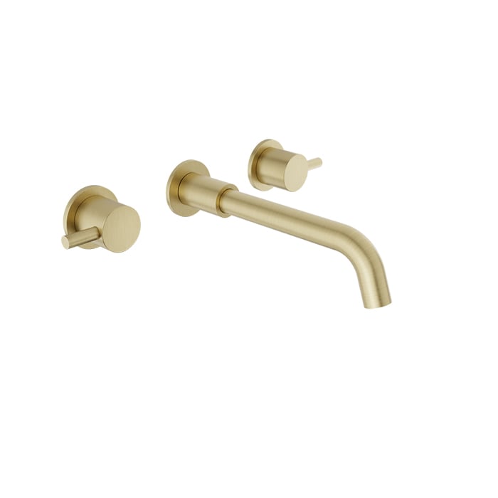 BARIL ZIP B66 T66-8041-00L Trim only for two handles wall-mounted lavatory faucet, drain not included