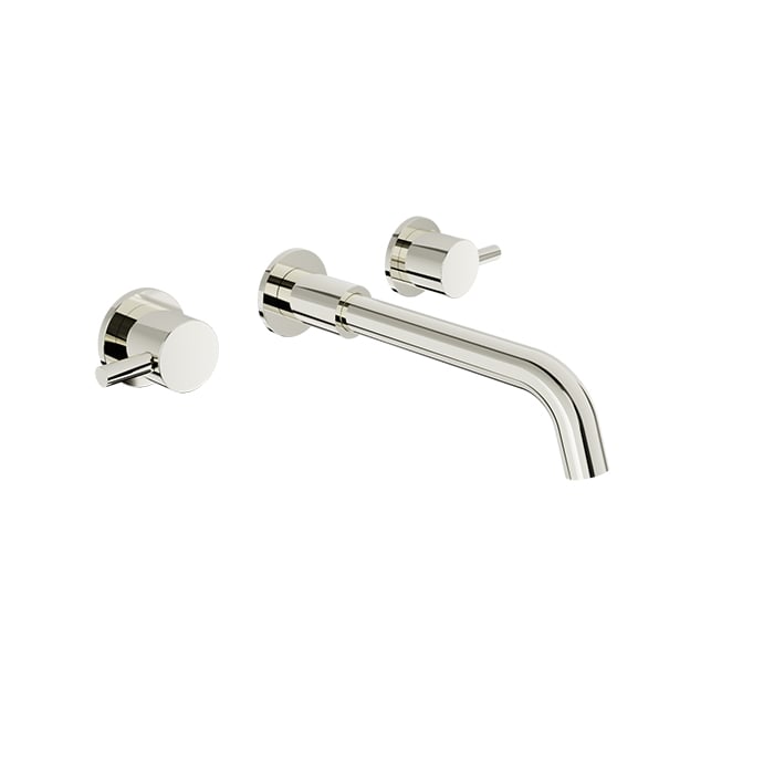 BARIL ZIP B66 T66-8041-00L Trim only for two handles wall-mounted lavatory faucet, drain not included