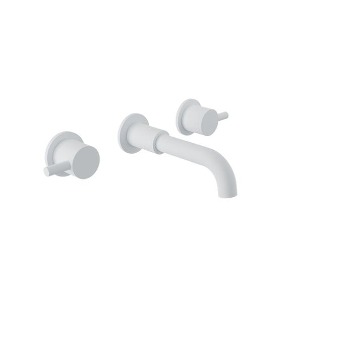BARIL ZIP B66 T66-8046-00L Trim only for two handles wall-mounted lavatory faucet, drain not included Main image