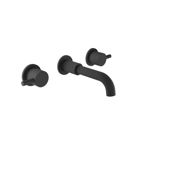 BARIL ZIP B66 T66-8046-00L Trim only for two handles wall-mounted lavatory faucet, drain not included