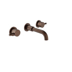 BARIL ZIP B66 T66-8046-00L Trim only for two handles wall-mounted lavatory faucet, drain not included