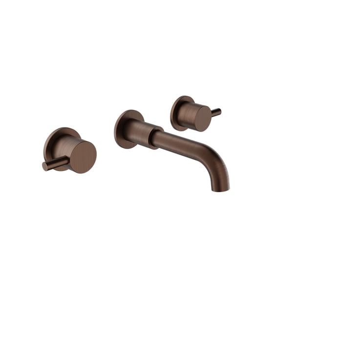 BARIL ZIP B66 T66-8046-00L Trim only for two handles wall-mounted lavatory faucet, drain not included