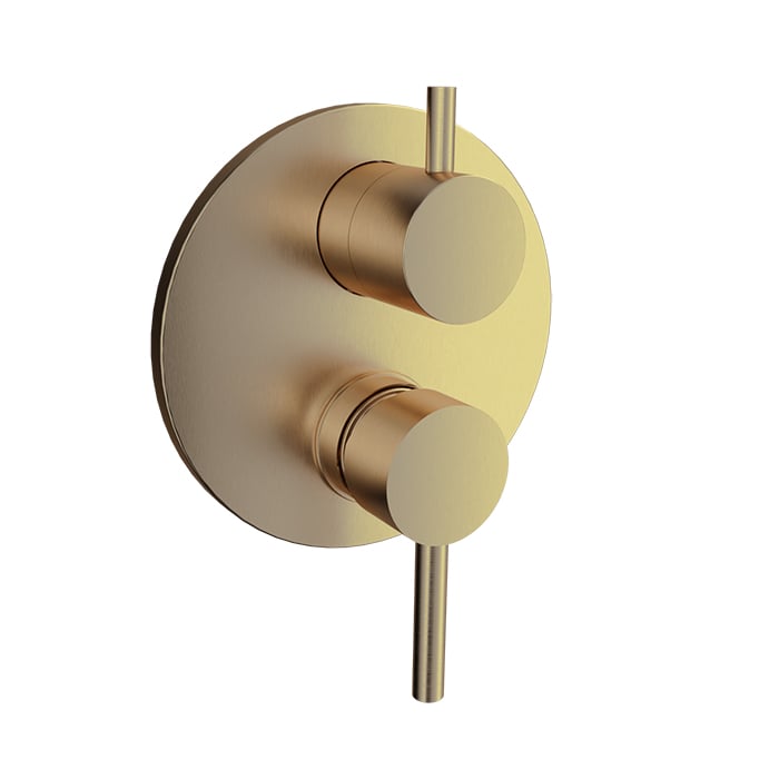 BARIL ZIP B66 T66-9190-00 Trim only for pressure-balanced shower control valve with 3-way diverter