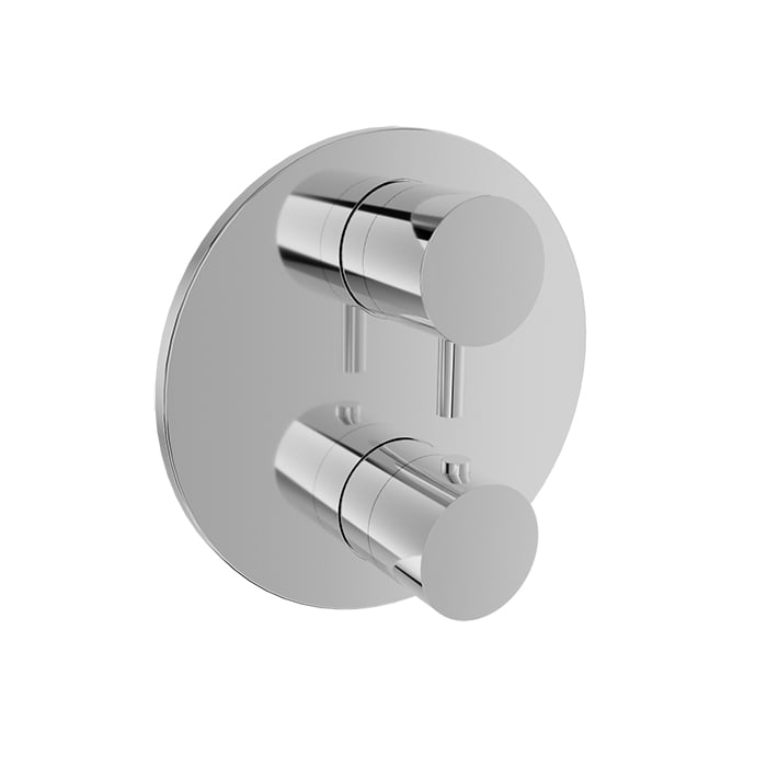 BARIL ZIP B66 T66-9511-01 Trim only for thermostatic pressure-balanced shower control valve with 1-way diverter Secondary image